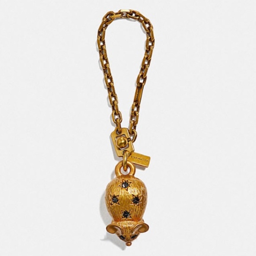 JEWELED MOUSE BAG CHARM - Picture 11 of 11